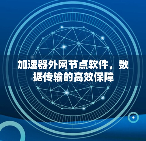 加速器外网节点软件，数据传输的高效保障