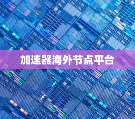 加速器海外节点平台