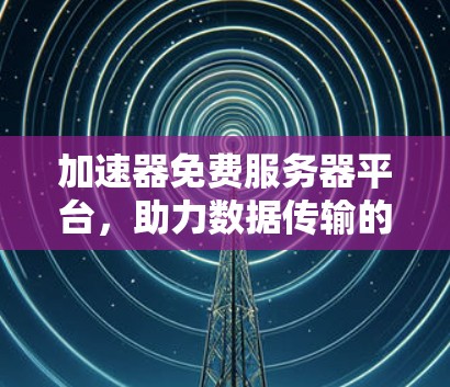加速器免费服务器平台，助力数据传输的高效解决方案