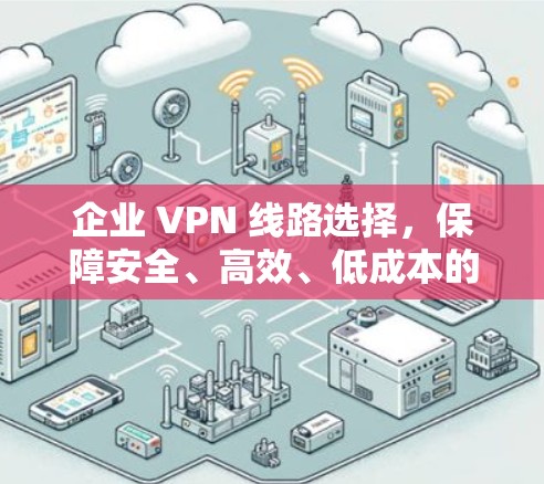 企业 VPN 线路选择，保障安全、高效、低成本的策略