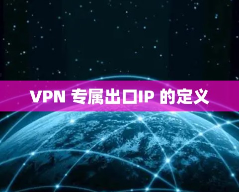 VPN 专属出口IP 的定义