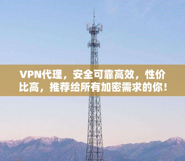 VPN代理，安全可靠高效，性价比高，推荐给所有加密需求的你！