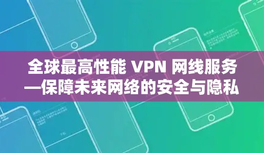 全球最高性能 VPN 网线服务—保障未来网络的安全与隐私