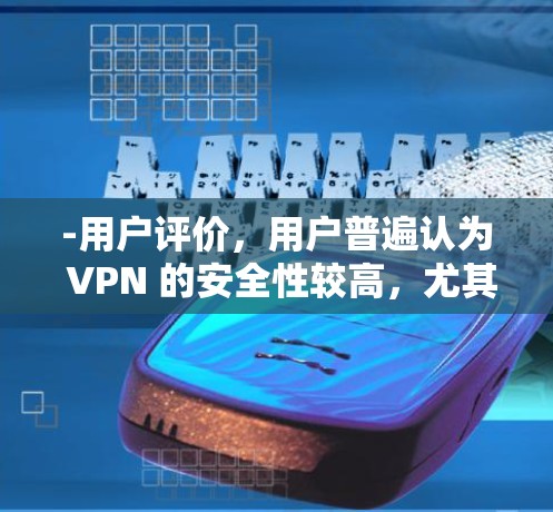 -用户评价，用户普遍认为 VPN 的安全性较高，尤其是当选择使用加密技术时。比如，使用HTTPS加密可以显著提高数据的安全性