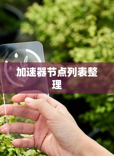 加速器节点列表整理