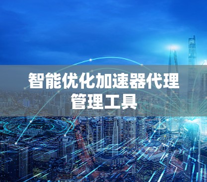 智能优化加速器代理管理工具