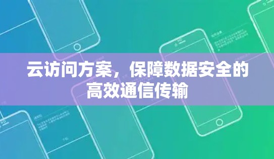 云访问方案，保障数据安全的高效通信传输