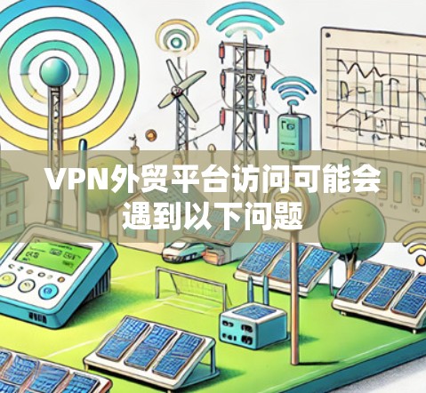 VPN外贸平台访问可能会遇到以下问题