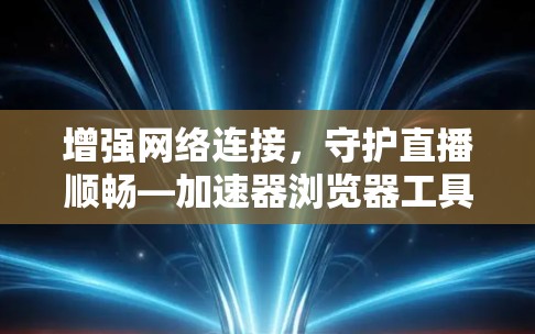 增强网络连接，守护直播顺畅—加速器浏览器工具