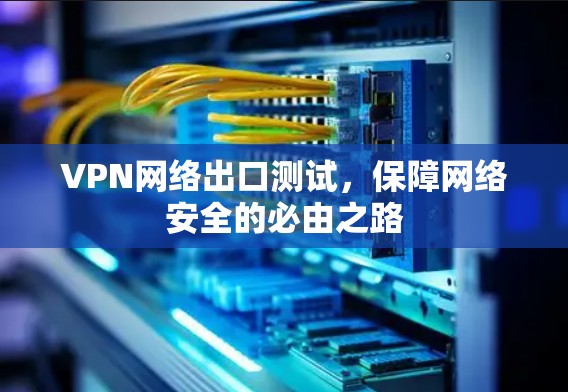 VPN网络出口测试，保障网络安全的必由之路