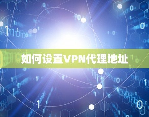 如何设置VPN代理地址