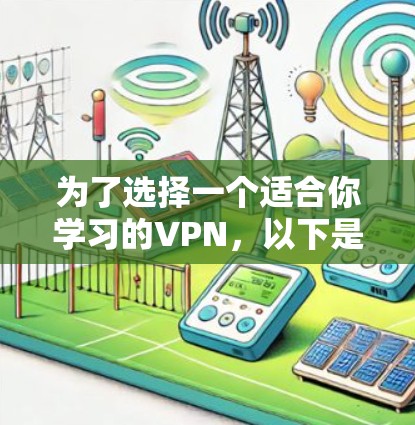 为了选择一个适合你学习的VPN，以下是一步步的建议
