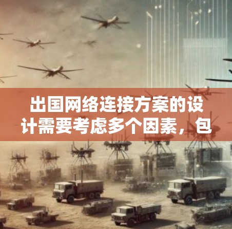 出国网络连接方案的设计需要考虑多个因素，包括用户的具体需求、网络的稳定性、安全性和可维护性等。以下是一些常见的出国网络连接方案设计，供你参考