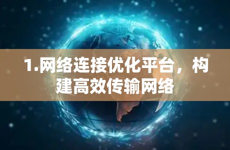 1.网络连接优化平台，构建高效传输网络