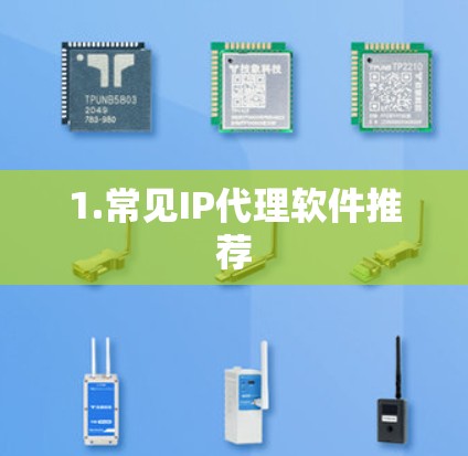 1.常见IP代理软件推荐