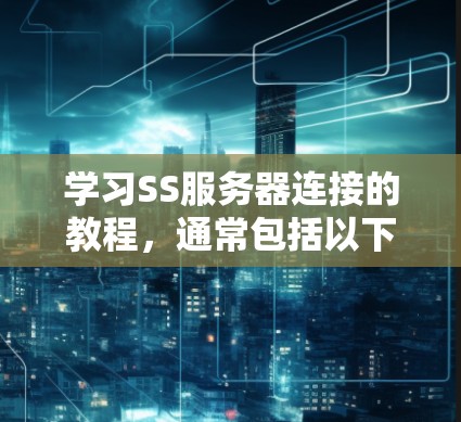 学习SS服务器连接的教程，通常包括以下几个步骤，以帮助你理解和操作SSD服务器连接。以下是一个详细的教程指南