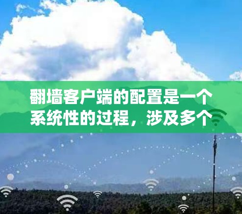 翻墙客户端的配置是一个系统性的过程，涉及多个部分的设置和管理。以下是详细的步骤指南，帮助您逐步配置翻墙客户端
