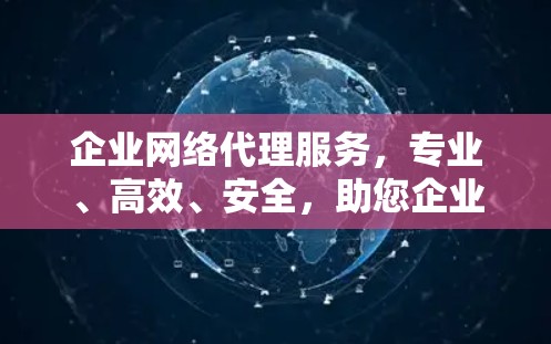 企业网络代理服务,专业、高效、安全,助您企业网络高效运行 企业网络代理服务,专业、高效、安全,助您企业网络高效运行
