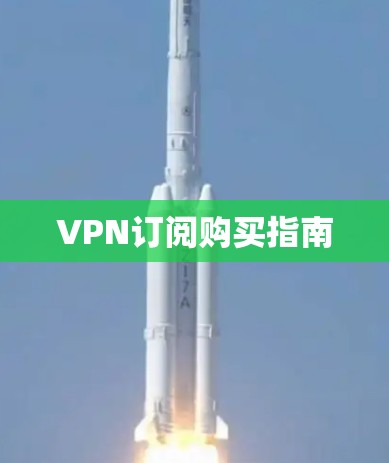 VPN订阅购买指南