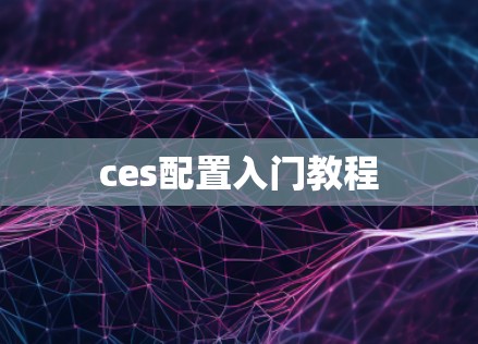 ces配置入门教程
