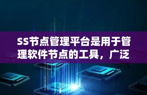SS节点管理平台是用于管理软件节点的工具，广泛应用于构建复杂的软件系统。以下是对该平台的详细总结和分析