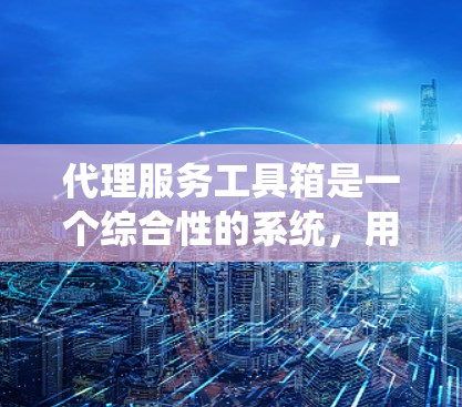 代理服务工具箱是一个综合性的系统，用于代理其他服务。以下是其主要功能和使用步骤的总结