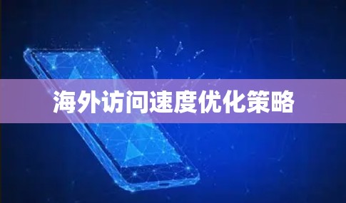 海外访问速度优化策略