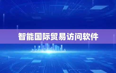 智能国际贸易访问软件