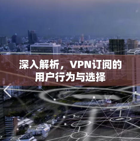 深入解析，VPN订阅的用户行为与选择