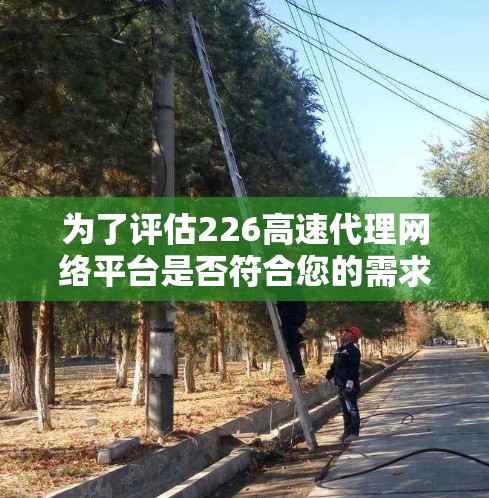 为了评估226高速代理网络平台是否符合您的需求，以下是一个结构化的分析