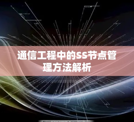 通信工程中的SS节点管理方法解析